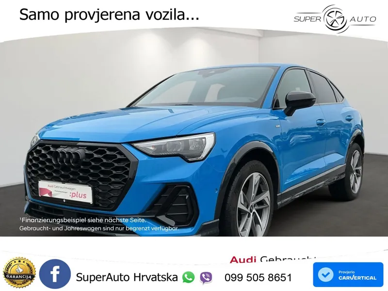 Audi Q3 Sportback 35 TDI (150 KS) S tronic S line