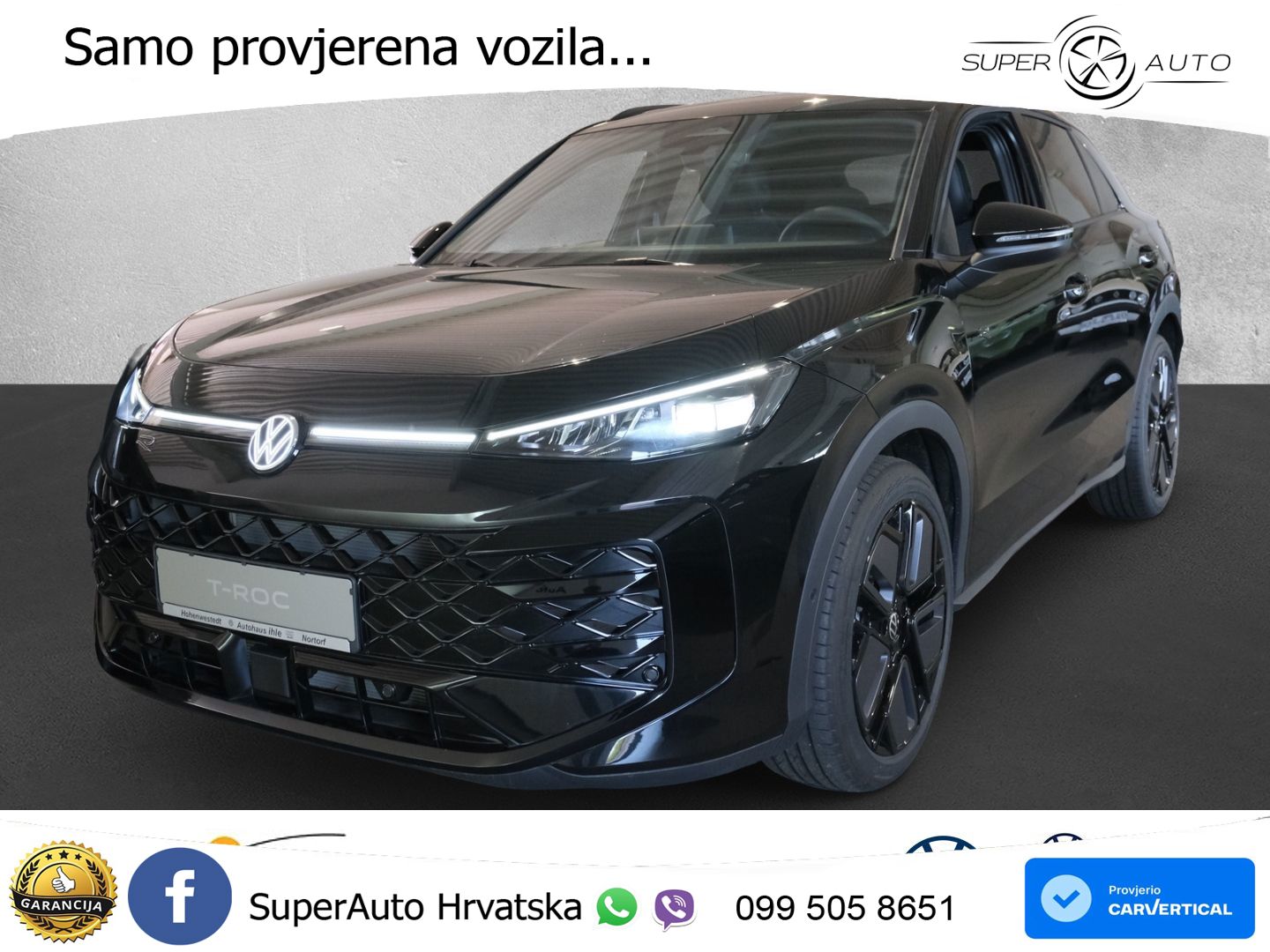 Volkswagen T-Roc 1.5 eTSI (150 KS)  DSG R-Line MATRIX+GR SJED+KAM