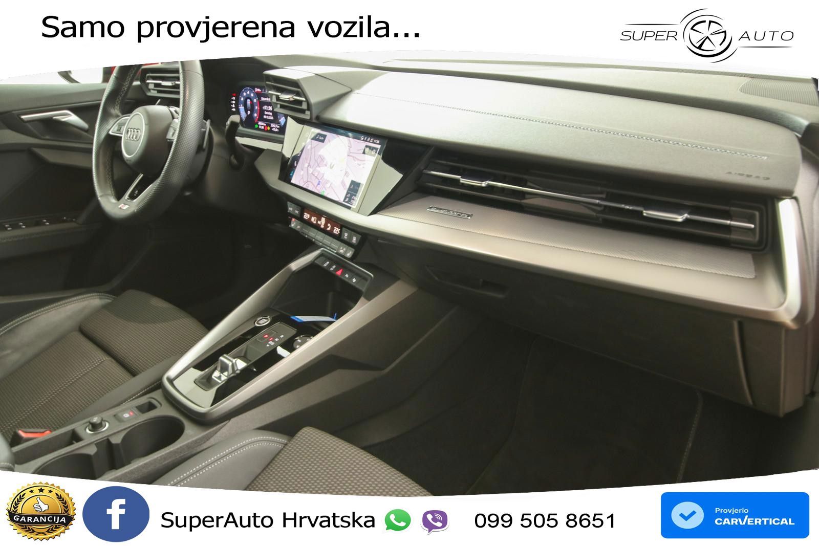 Audi A3 40 TFSI (190 KS) quattro S tronic S line LED+GR SJED+ACC