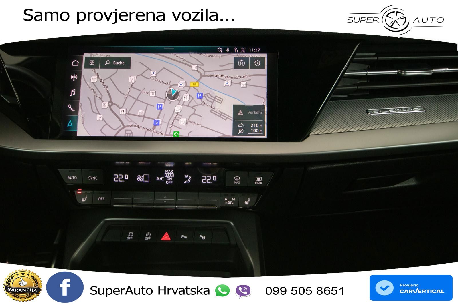 Audi A3 40 TFSI (190 KS) quattro S tronic S line LED+GR SJED+ACC