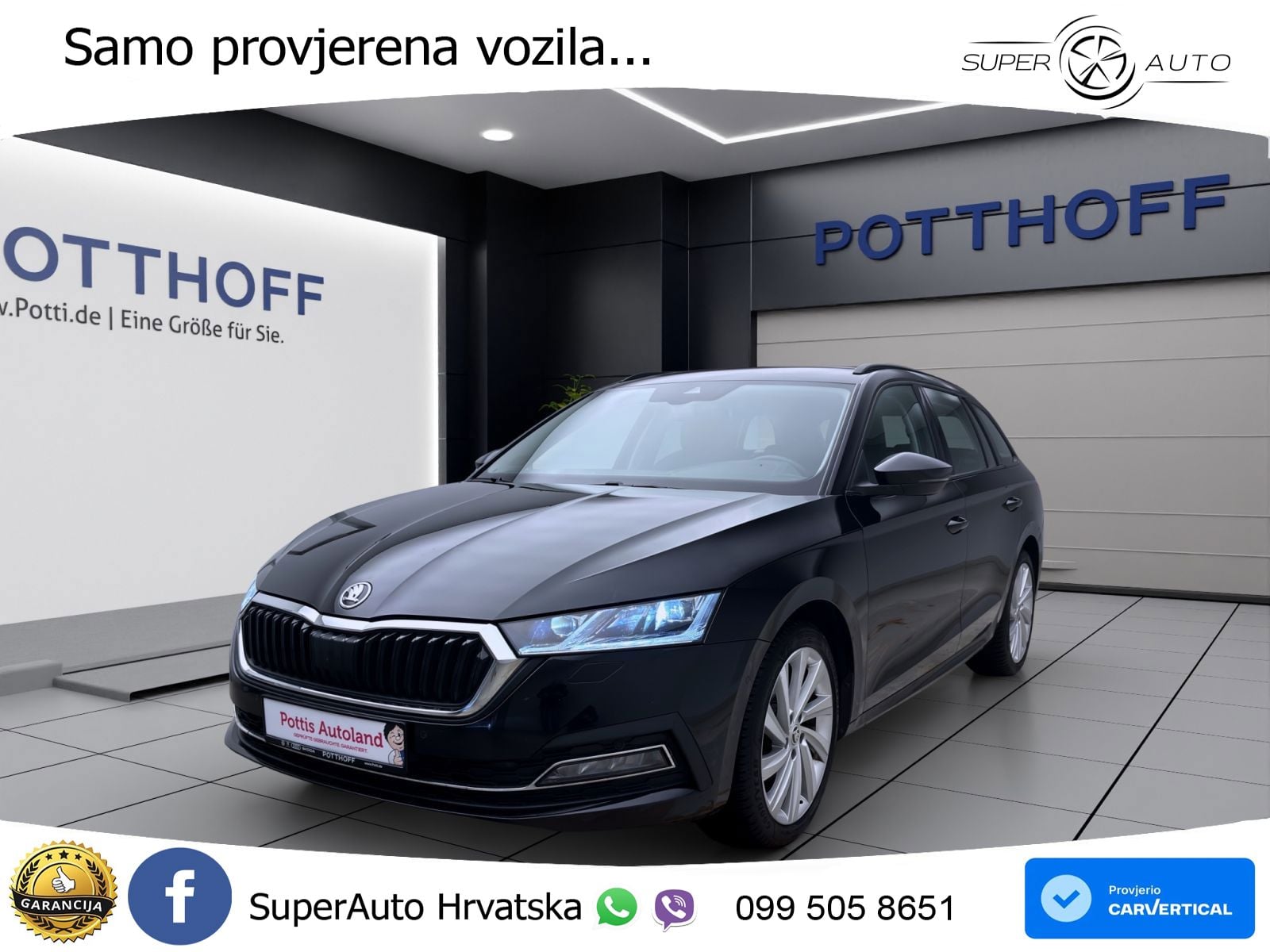 Škoda Octavia Combi 2.0 TDI (150 KS) DSG MATRIX+GR SJED+KAM