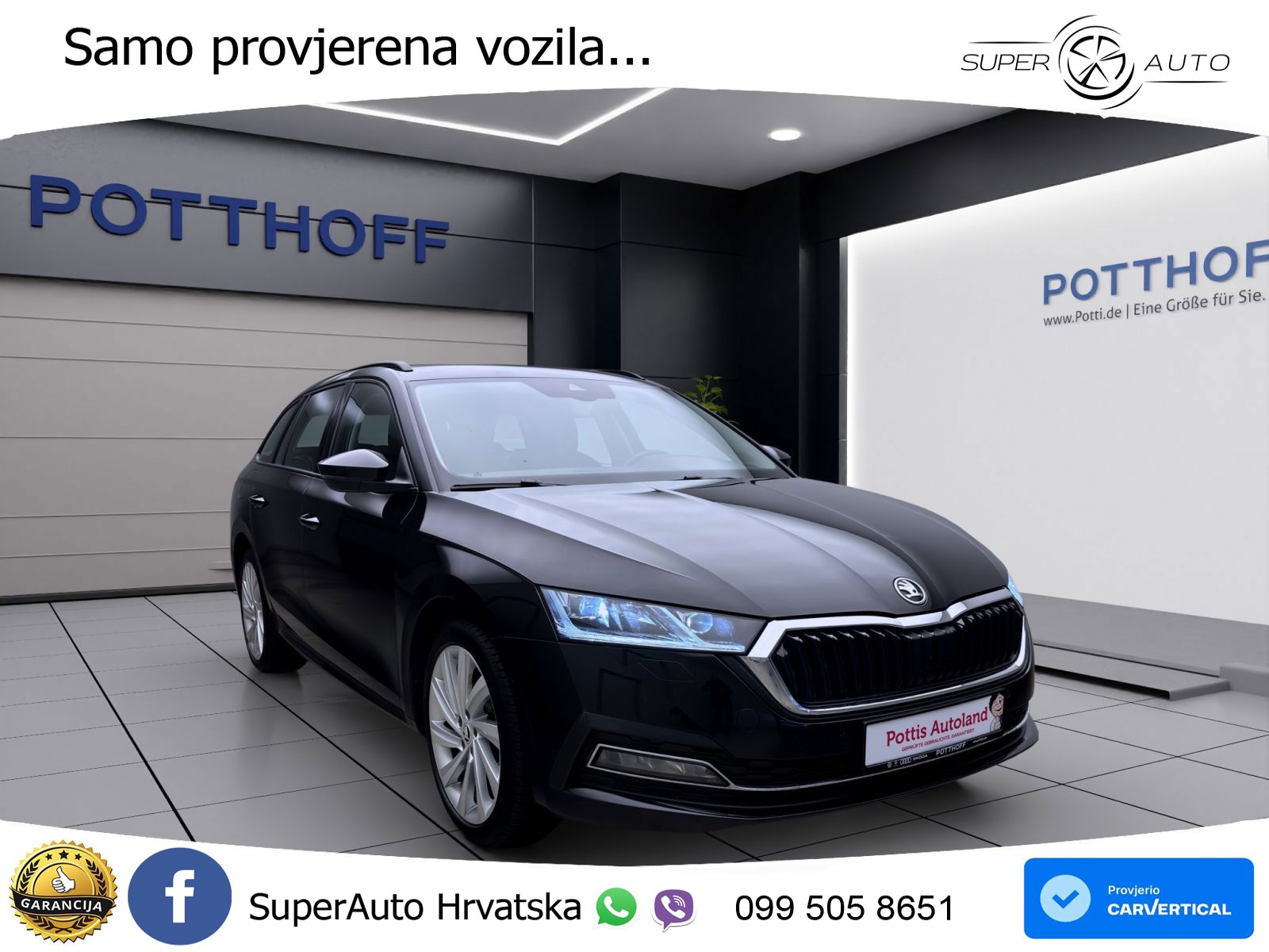 Škoda Octavia Combi 2.0 TDI (150 KS) DSG MATRIX+GR SJED+KAM