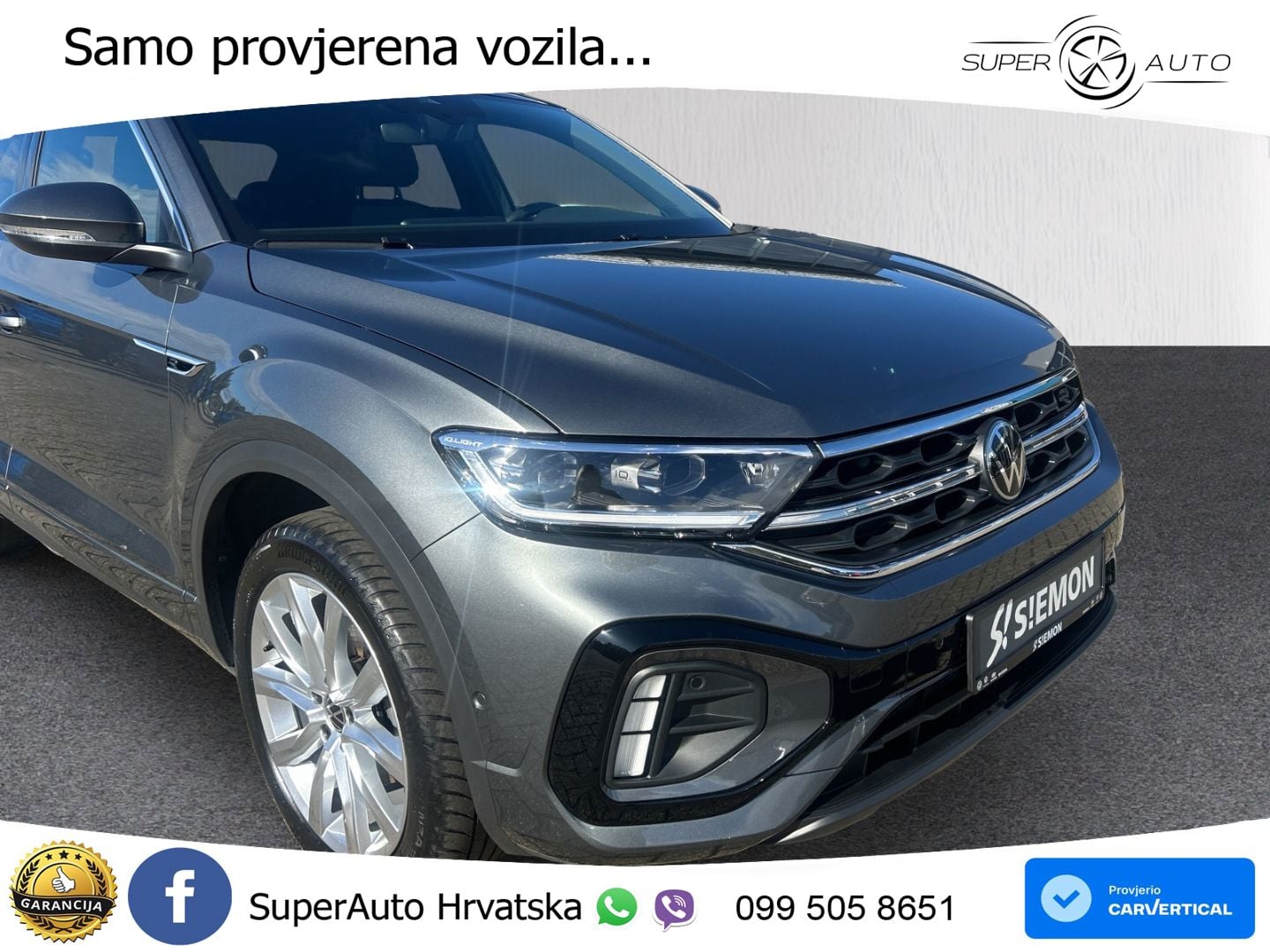 Volkswagen T-Roc 1.5 TSI (150 KS) DSG R-Line LED+GR SJED+ACC