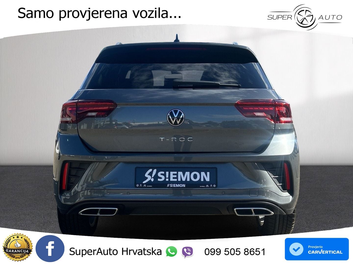 Volkswagen T-Roc 1.5 TSI (150 KS) DSG R-Line LED+GR SJED+ACC