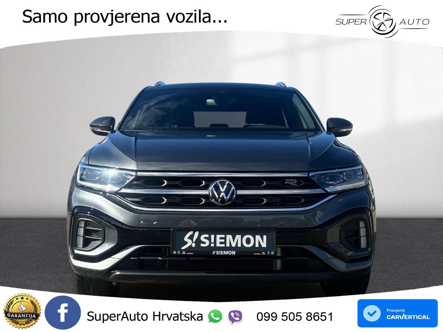 Volkswagen T-Roc 1.5 TSI (150 KS) DSG R-Line LED+GR SJED+ACC