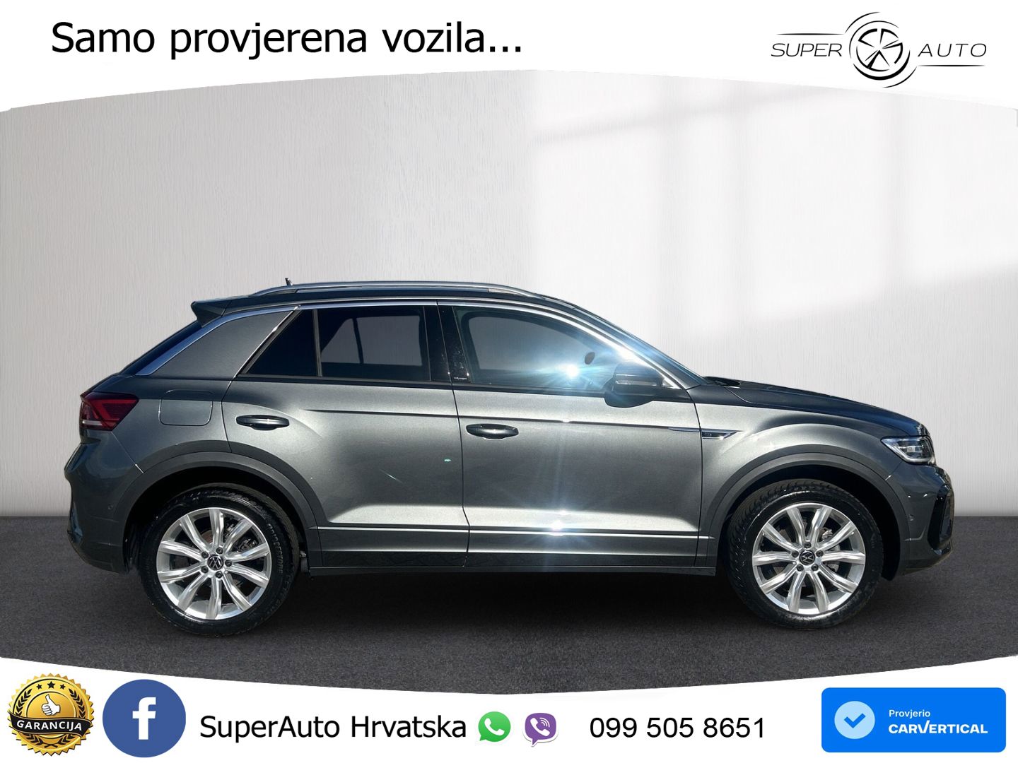 Volkswagen T-Roc 1.5 TSI (150 KS) DSG R-Line LED+GR SJED+ACC