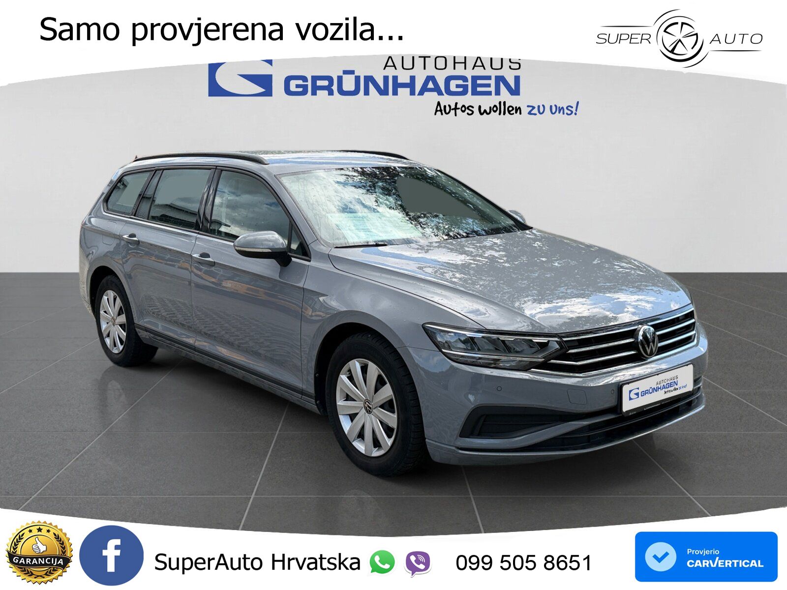 Volkswagen Passat Variant 1.5 TSI (150 KS) DSG ACT LED+GR SJED+ACC