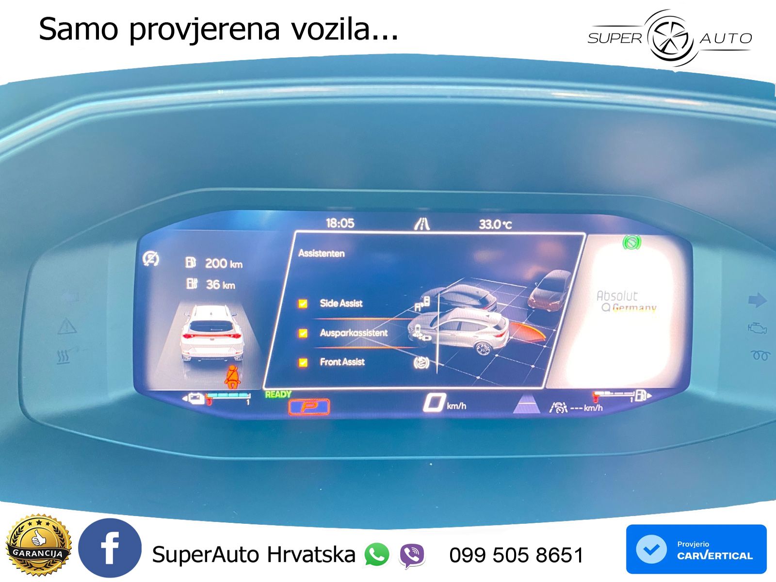 Cupra Formentor 1.4 TSI (245 KS) e-Hybrid DSG VZ LED+GR SJED+ACC