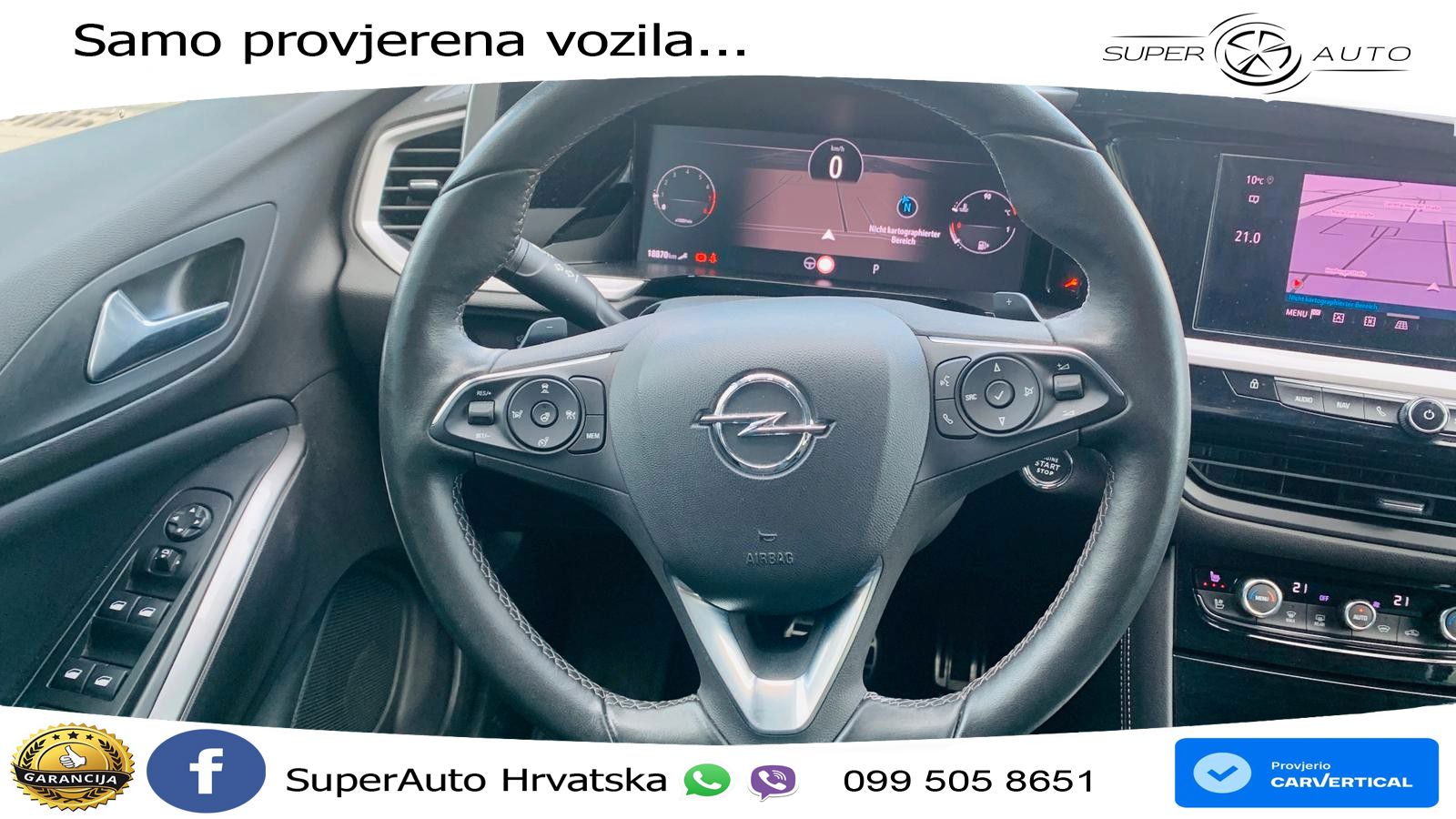 Opel Grandland 1.2i Turbo (130 KS) Automatic LED+GR SJED+ACC