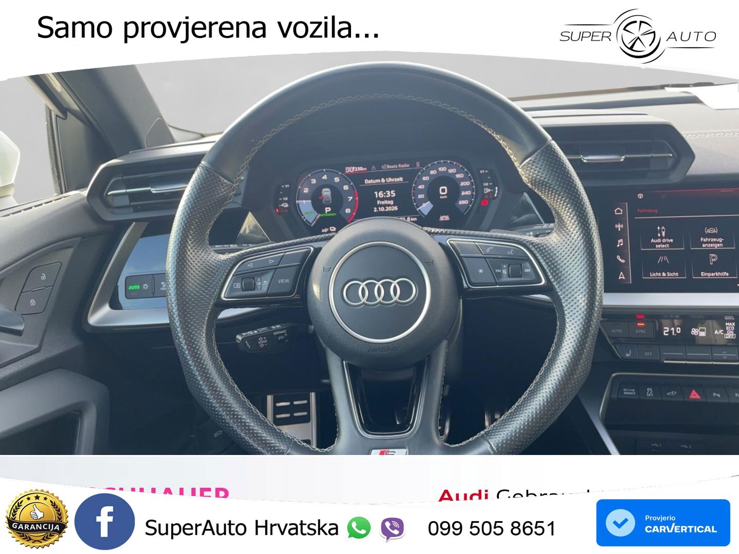 Audi A3 40 TFSIe (204 KS) S tronic S line
