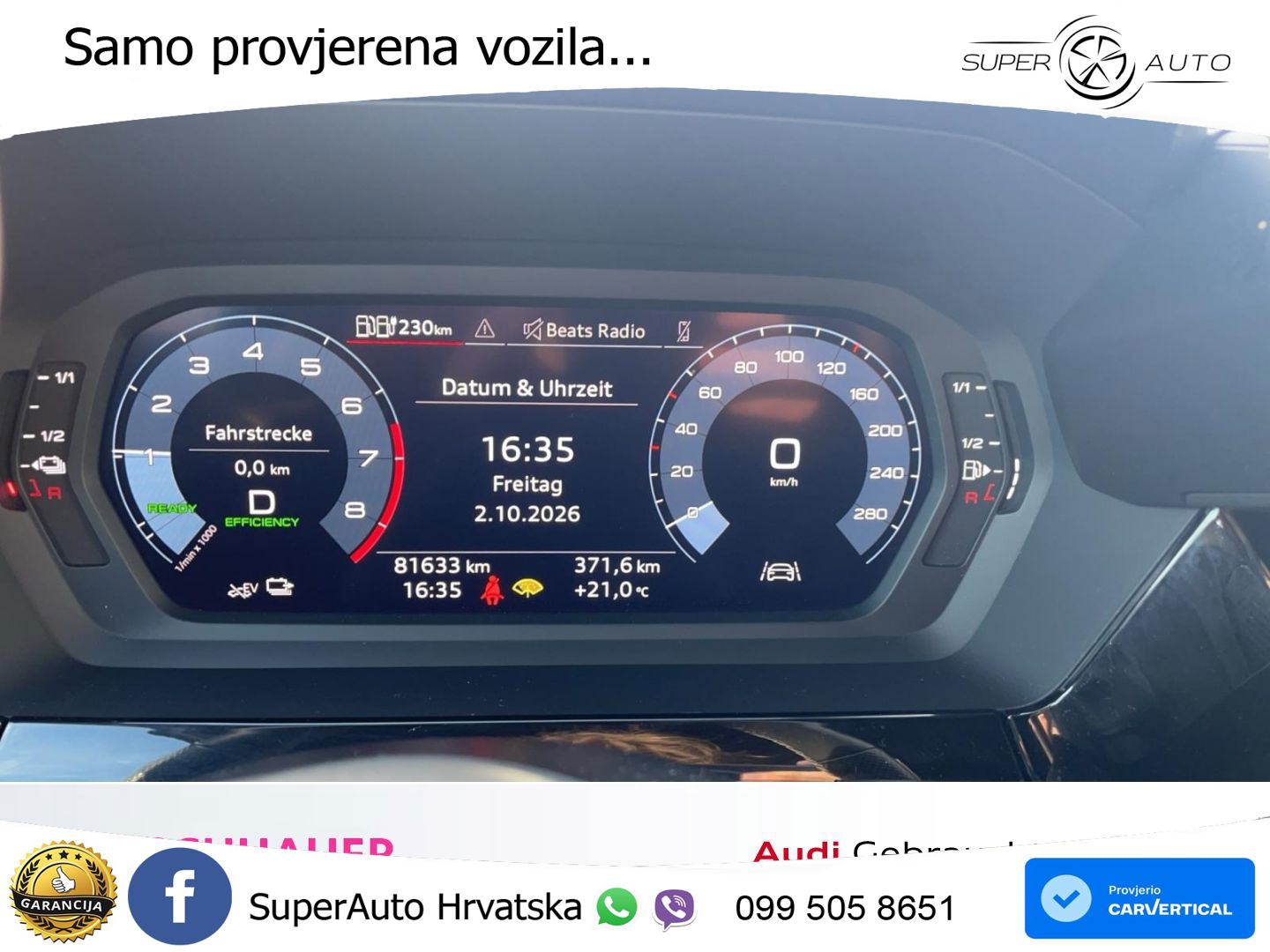 Audi A3 40 TFSIe (204 KS) S tronic S line