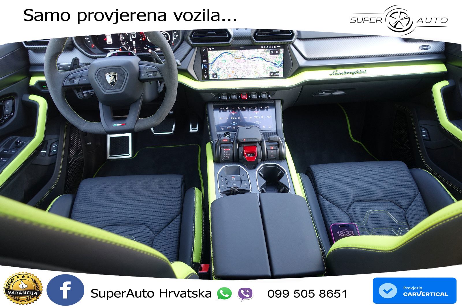 Lamborghini Urus SE 4.0 V8 (800 KS) 4WD Automatic LED+GR SJED+ACC