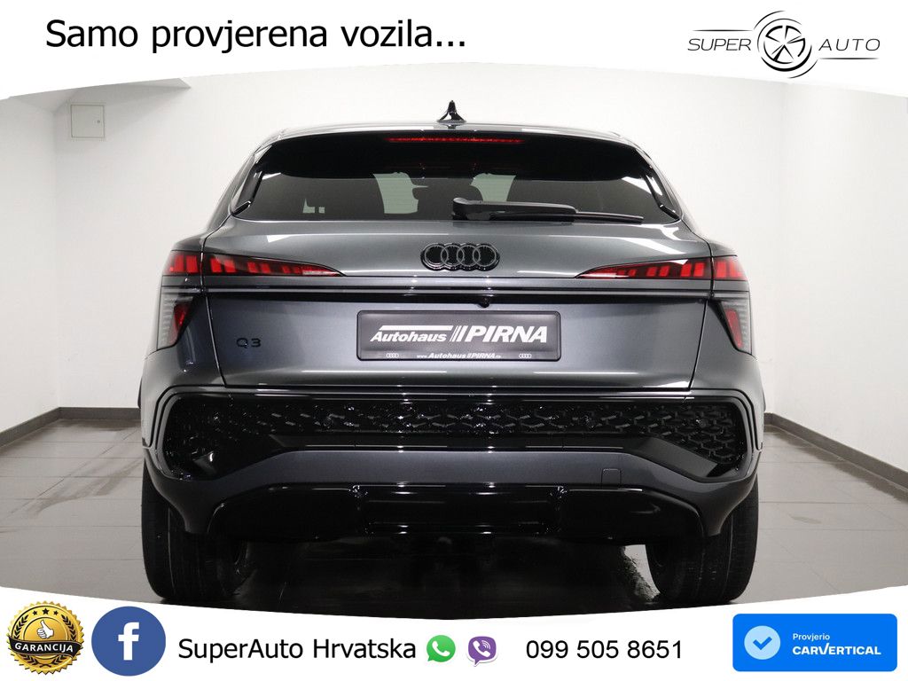 Audi Q3 III Sportback 1.5 TFSI (150 KS) S tronic LED+GR SJED+ACC