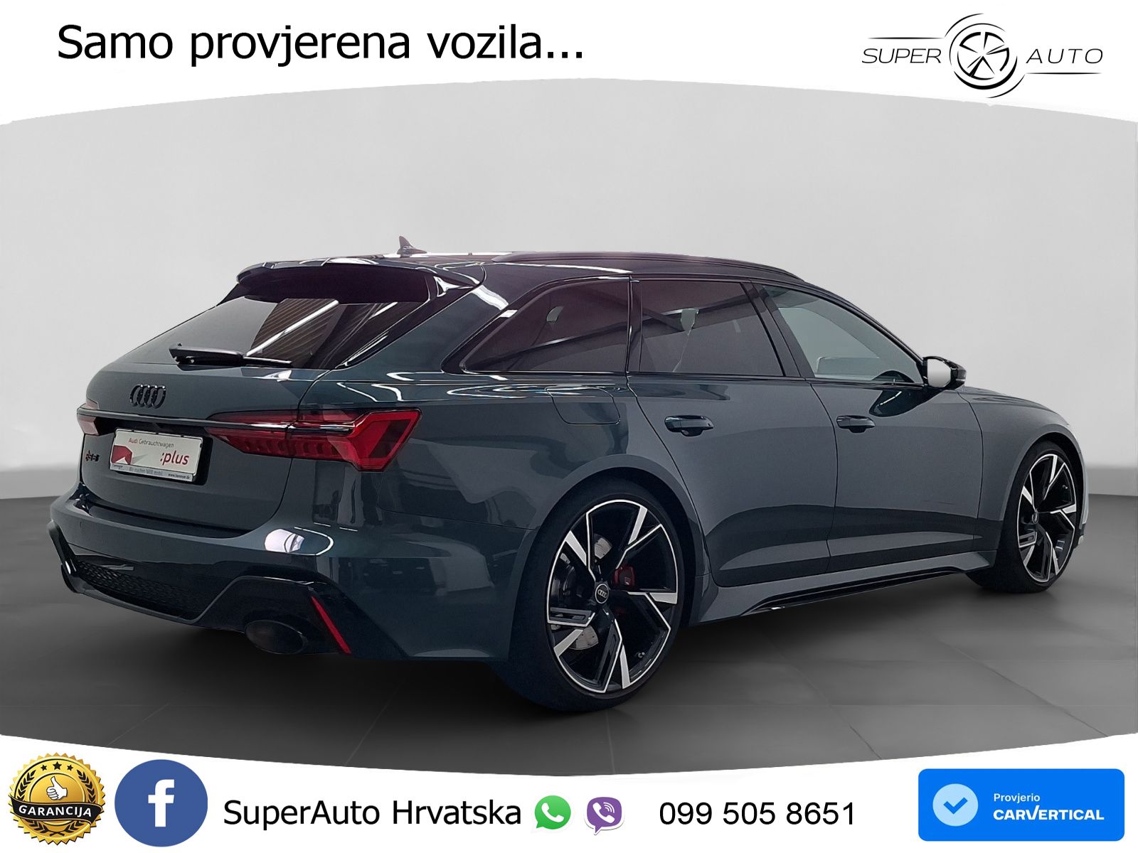 Audi RS6 Avant 4.0 TFSI V8 (600 KS) quattro Tiptronic MATRIX+GR SJED+KAM