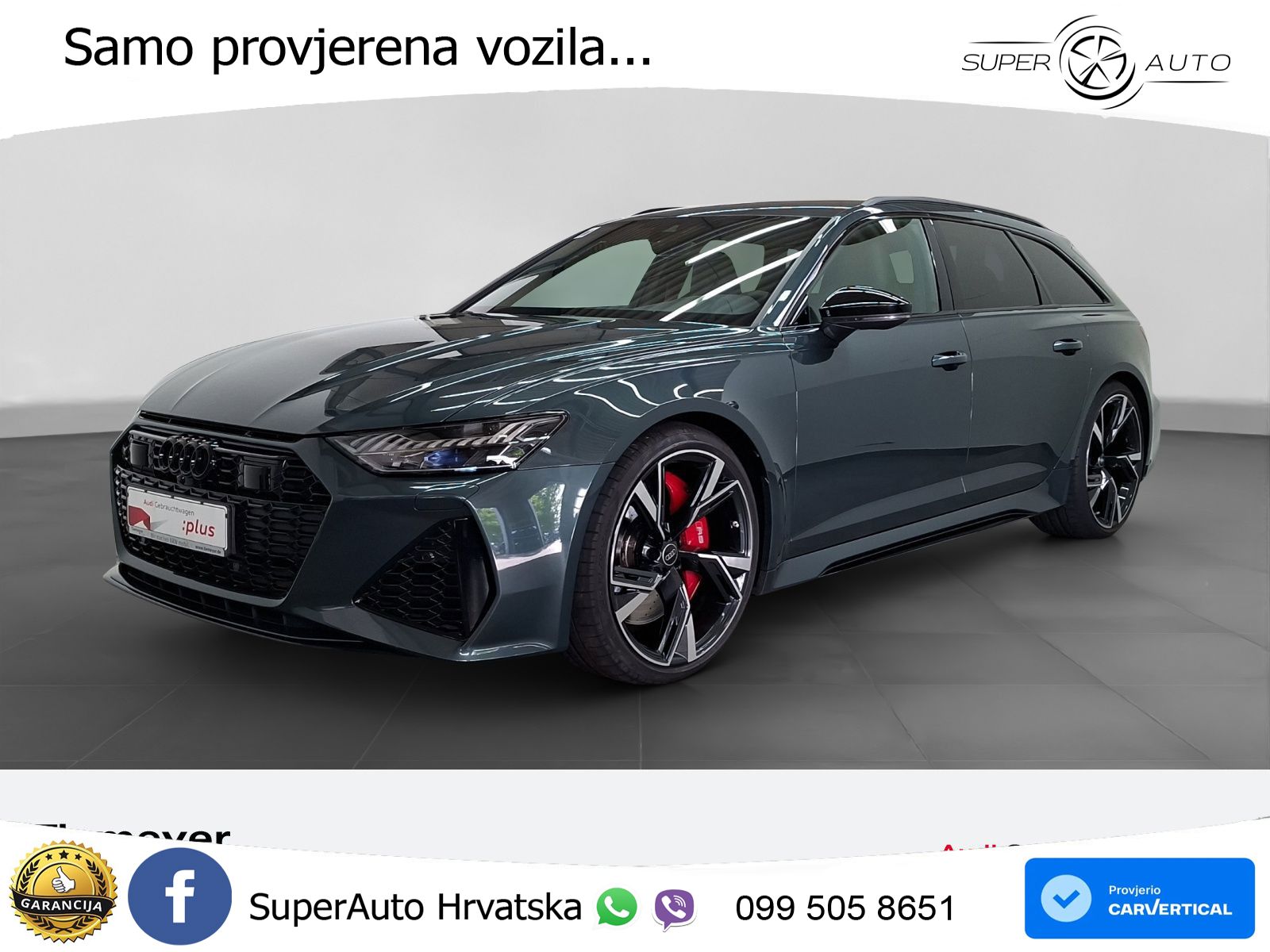 Audi RS6 Avant 4.0 TFSI V8 (600 KS) quattro Tiptronic MATRIX+GR SJED+KAM