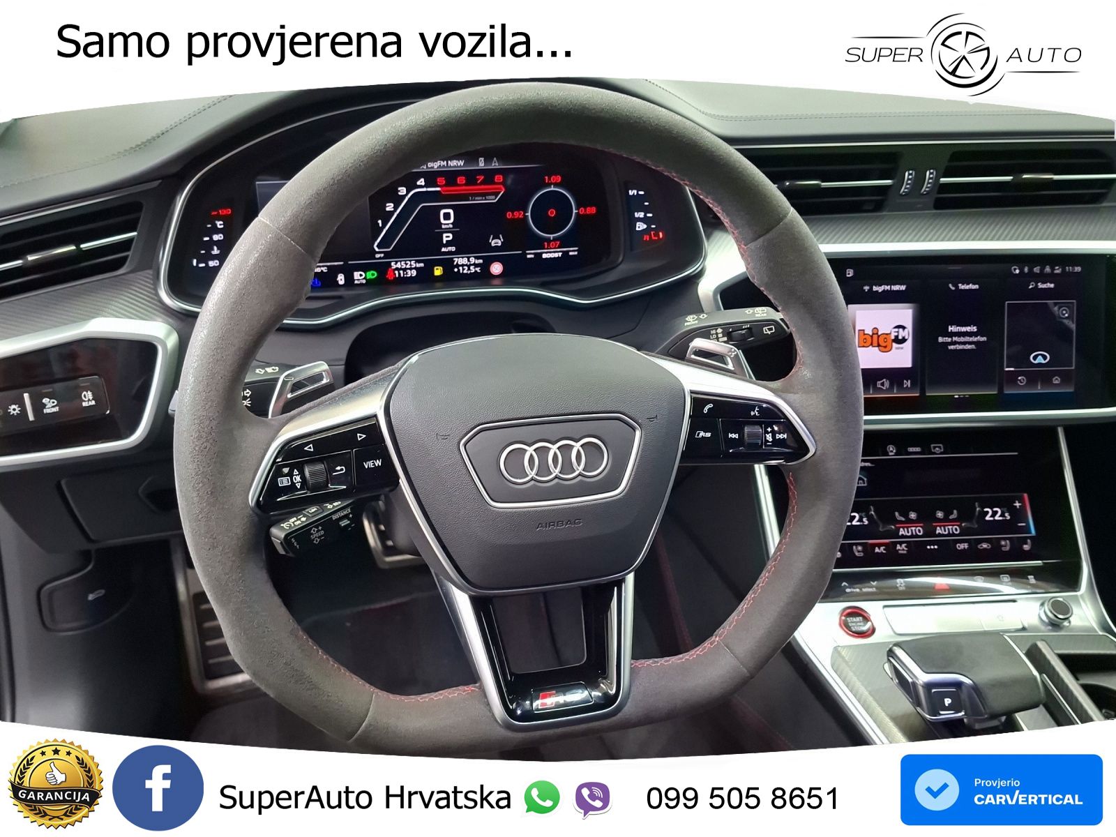 Audi RS6 Avant 4.0 TFSI V8 (600 KS) quattro Tiptronic MATRIX+GR SJED+KAM