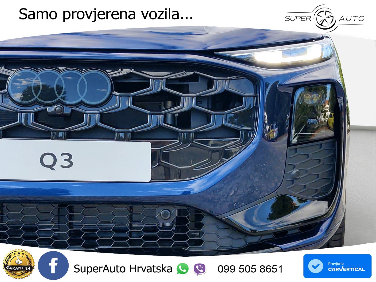 Audi Q3 1.5 TFSIe (272 KS) S tronic S line LED+GR SJED+ACC