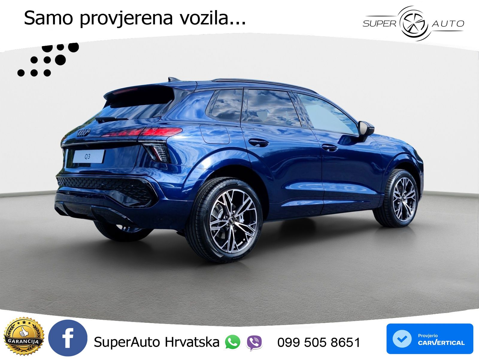 Audi Q3 1.5 TFSIe (272 KS) S tronic S line LED+GR SJED+ACC