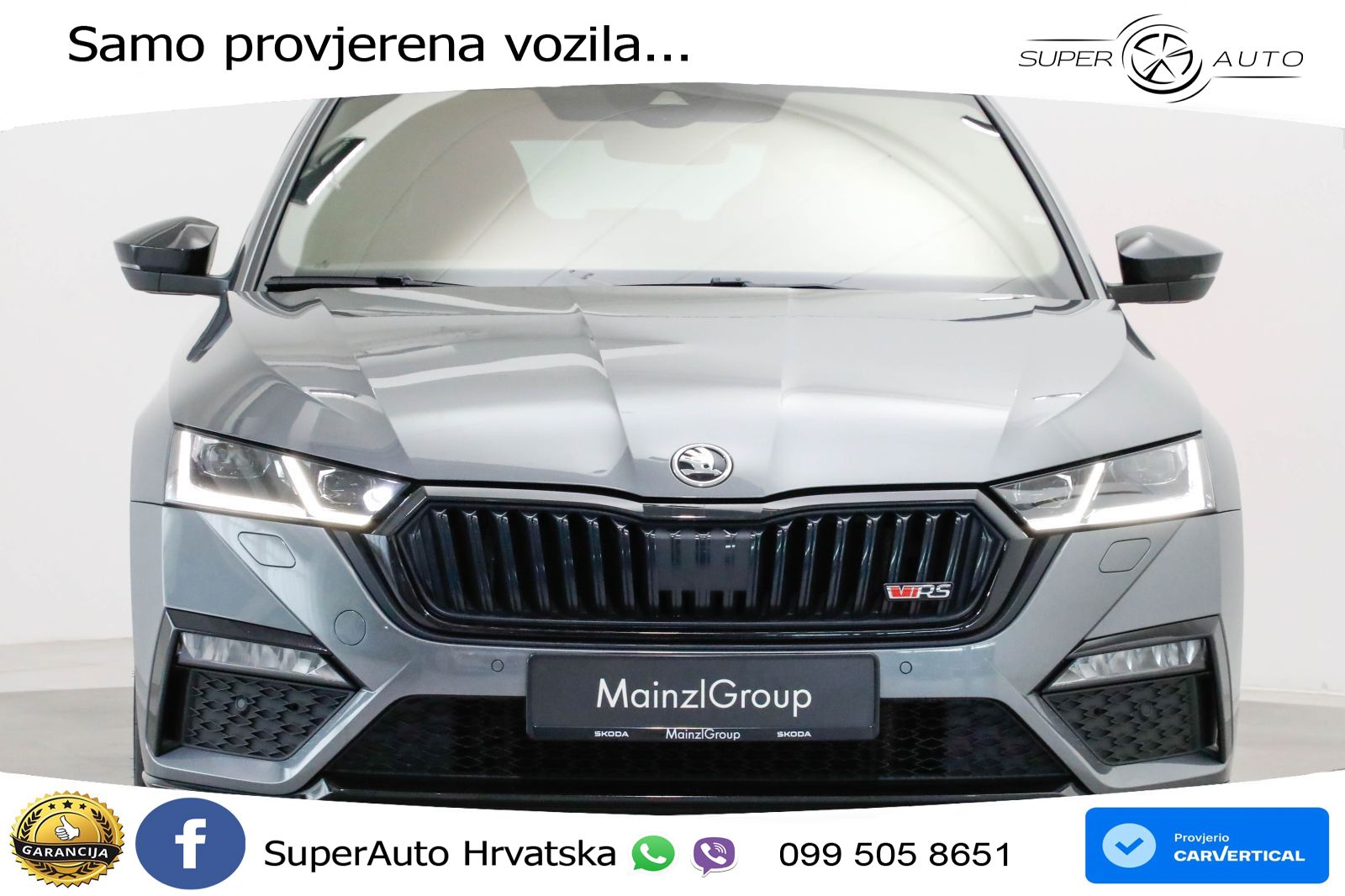 Škoda Octavia Combi RS 2.0 TDI (200 KS) DSG LED+GR SJED+ACC