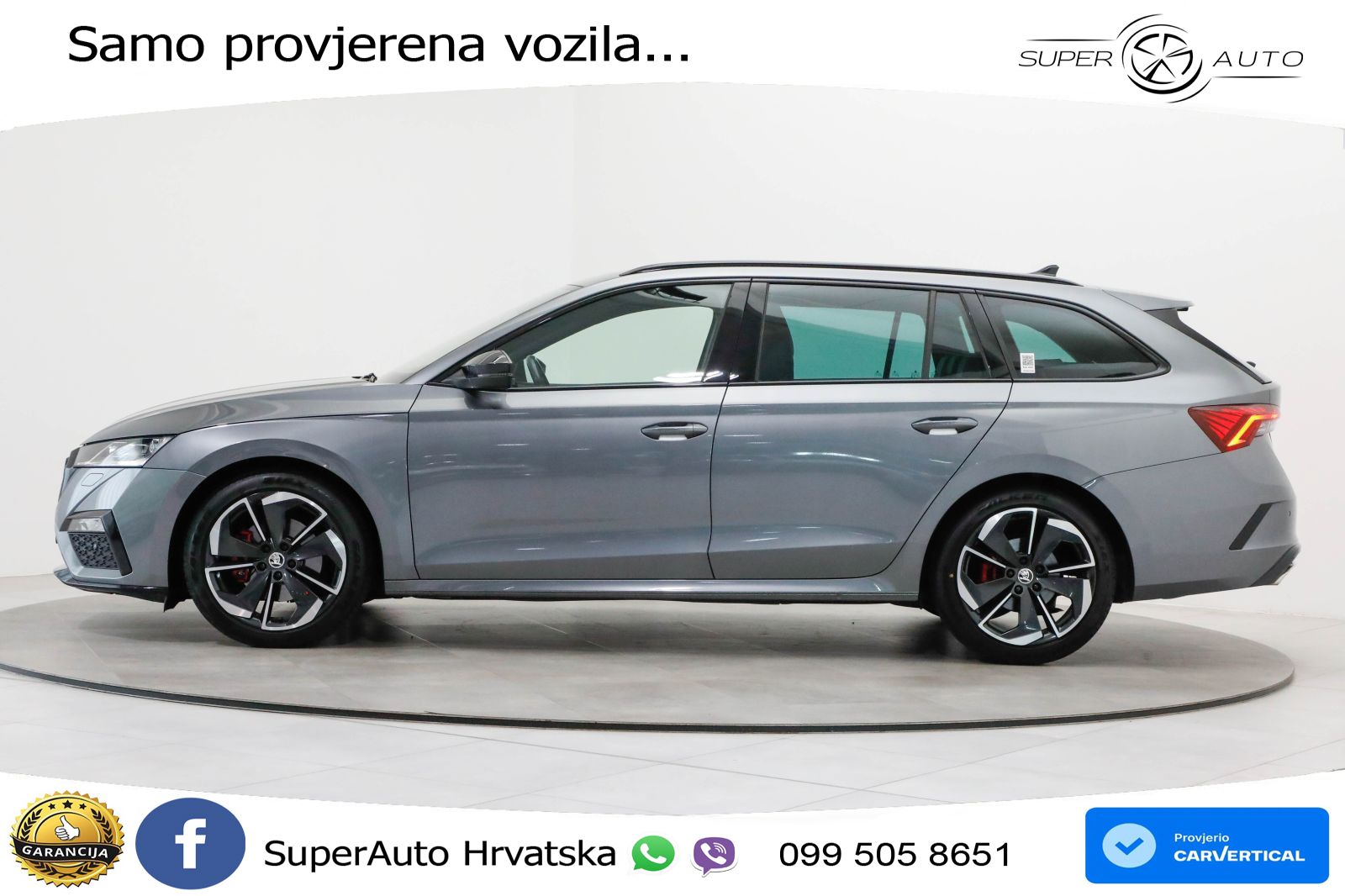 Škoda Octavia Combi RS 2.0 TDI (200 KS) DSG LED+GR SJED+ACC