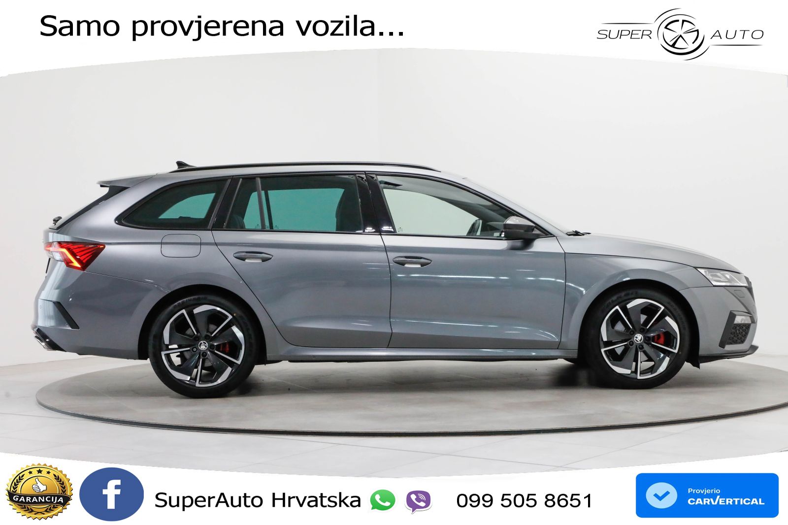 Škoda Octavia Combi RS 2.0 TDI (200 KS) DSG LED+GR SJED+ACC