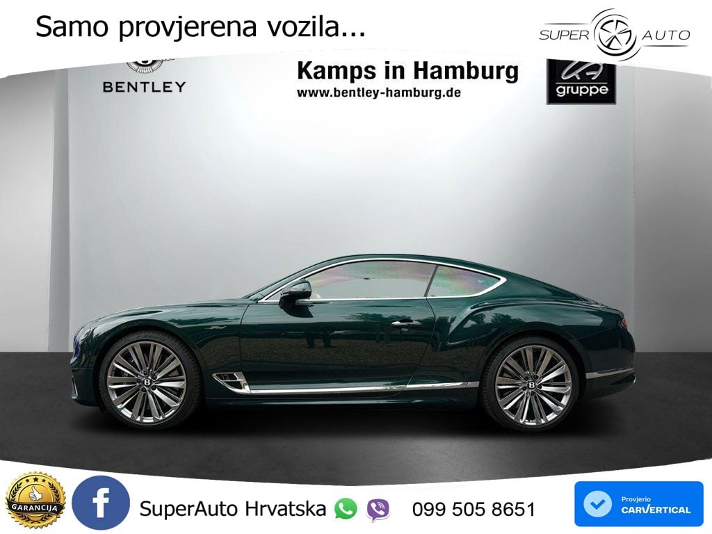 Bentley Continental GT III Speed 6.0 TSI W12 (659 KS) AWD DCT LED+GR SJED+ACC