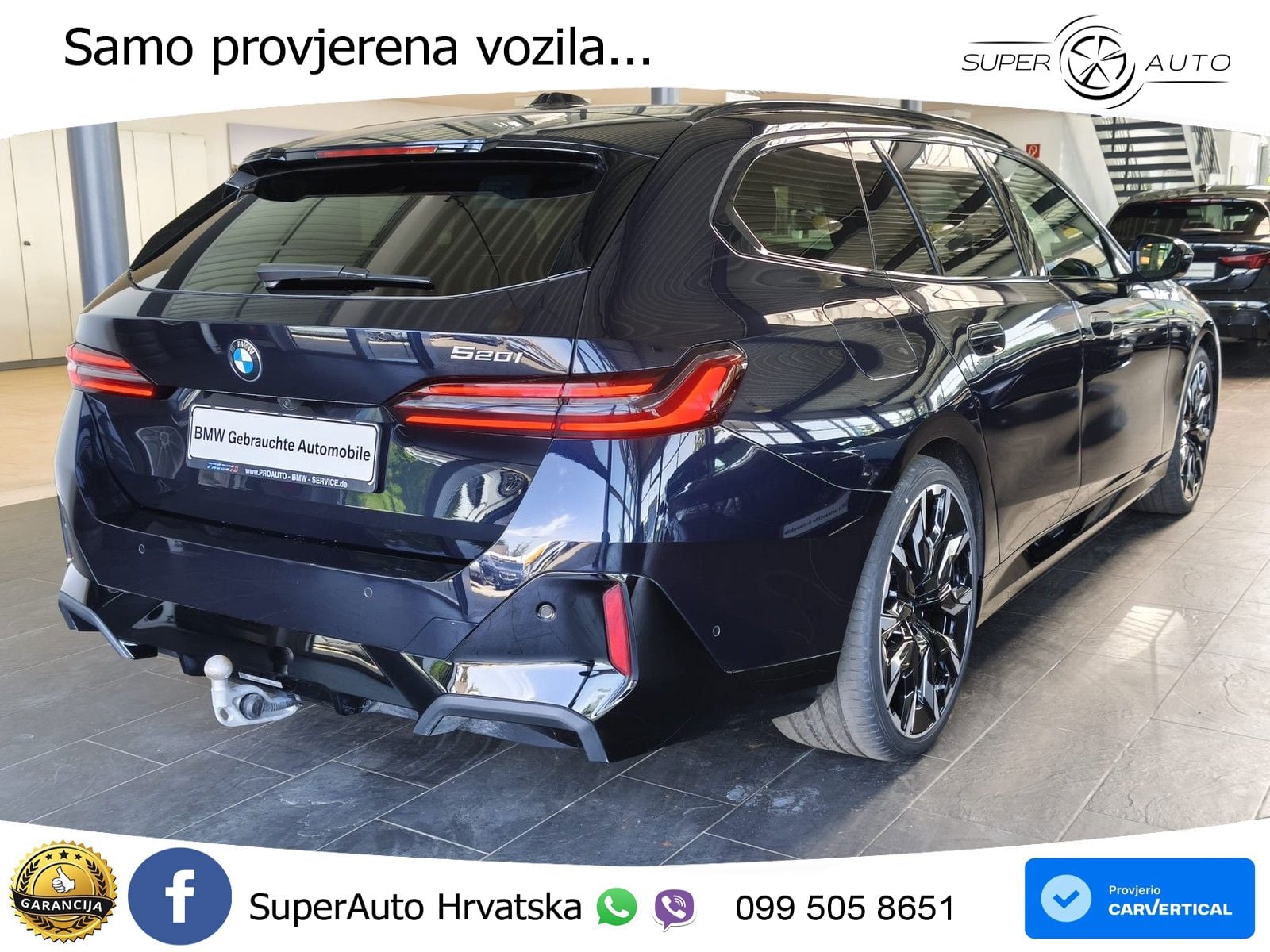 BMW 520i Touring (208 KS) Steptronic M Sport ACC+HEAD+GR SJED+360+PANO