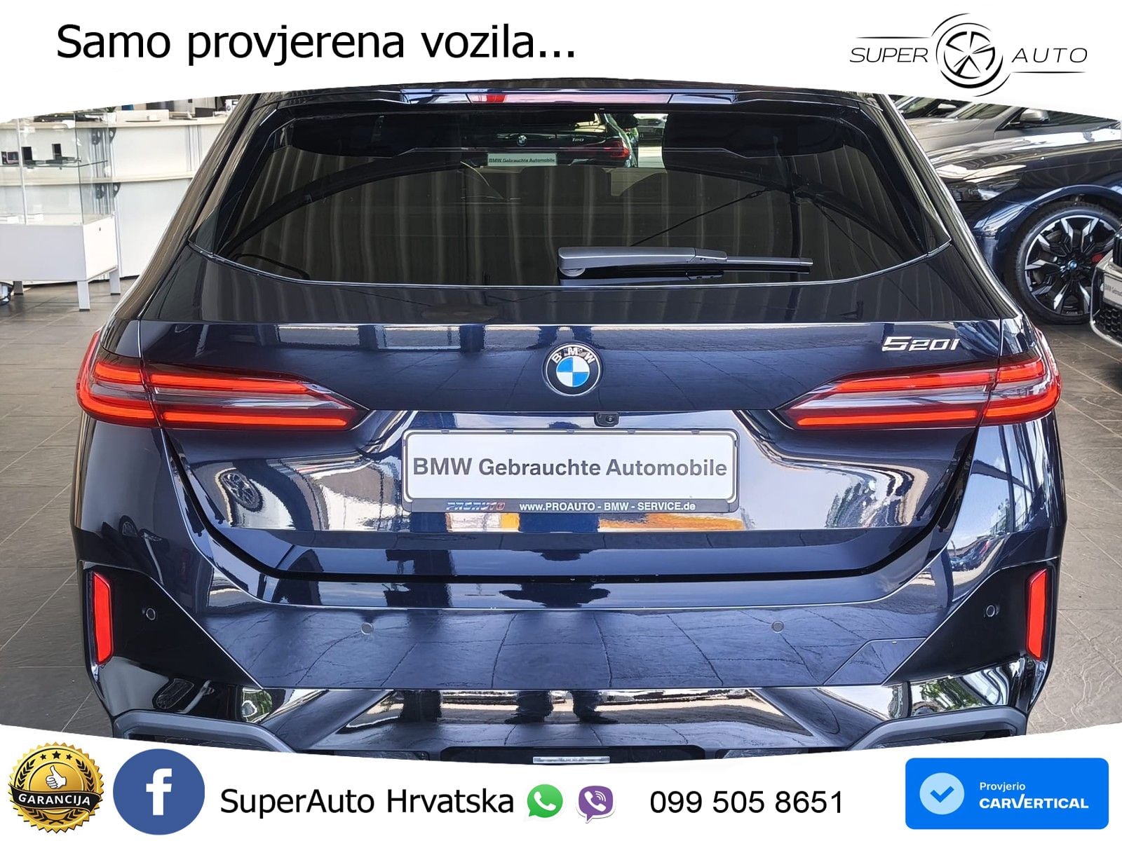 BMW 520i Touring (208 KS) Steptronic M Sport ACC+HEAD+GR SJED+360+PANO