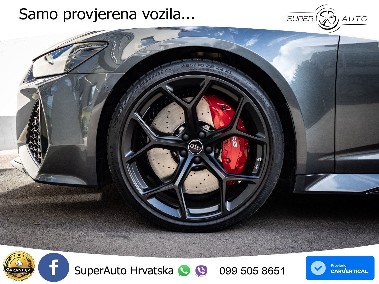 Audi RS6 Avant 4.0 TFSI V8 performance (630 KS)  quattro tiptronic LED+GR SJED+ACC