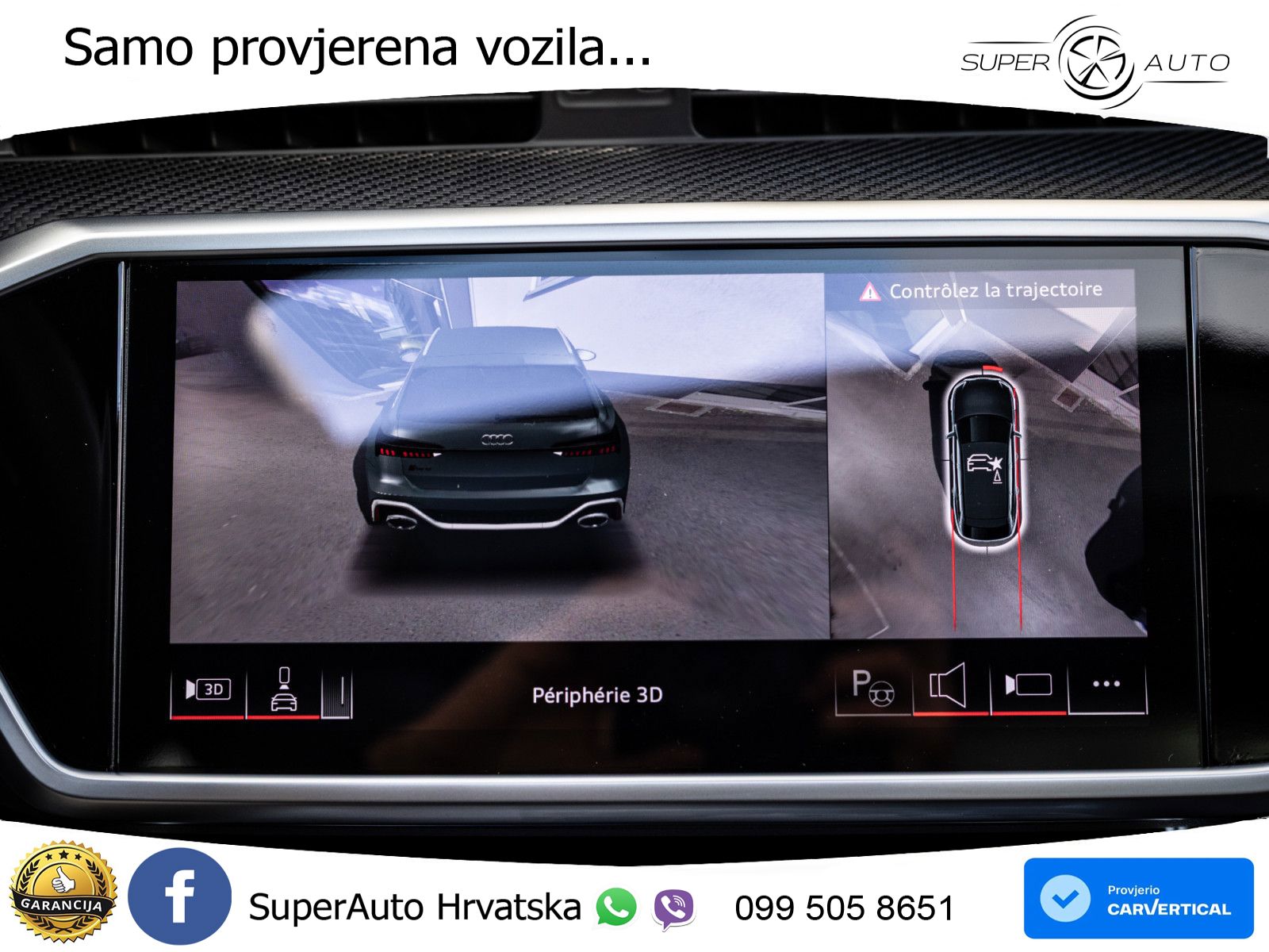 Audi RS6 Avant 4.0 TFSI V8 performance (630 KS)  quattro tiptronic LED+GR SJED+ACC