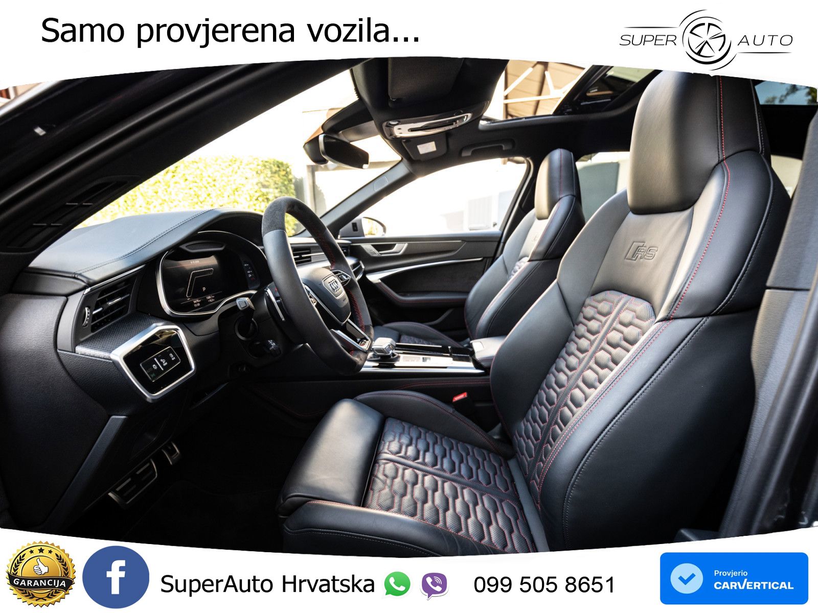 Audi RS6 Avant 4.0 TFSI V8 performance (630 KS)  quattro tiptronic LED+GR SJED+ACC