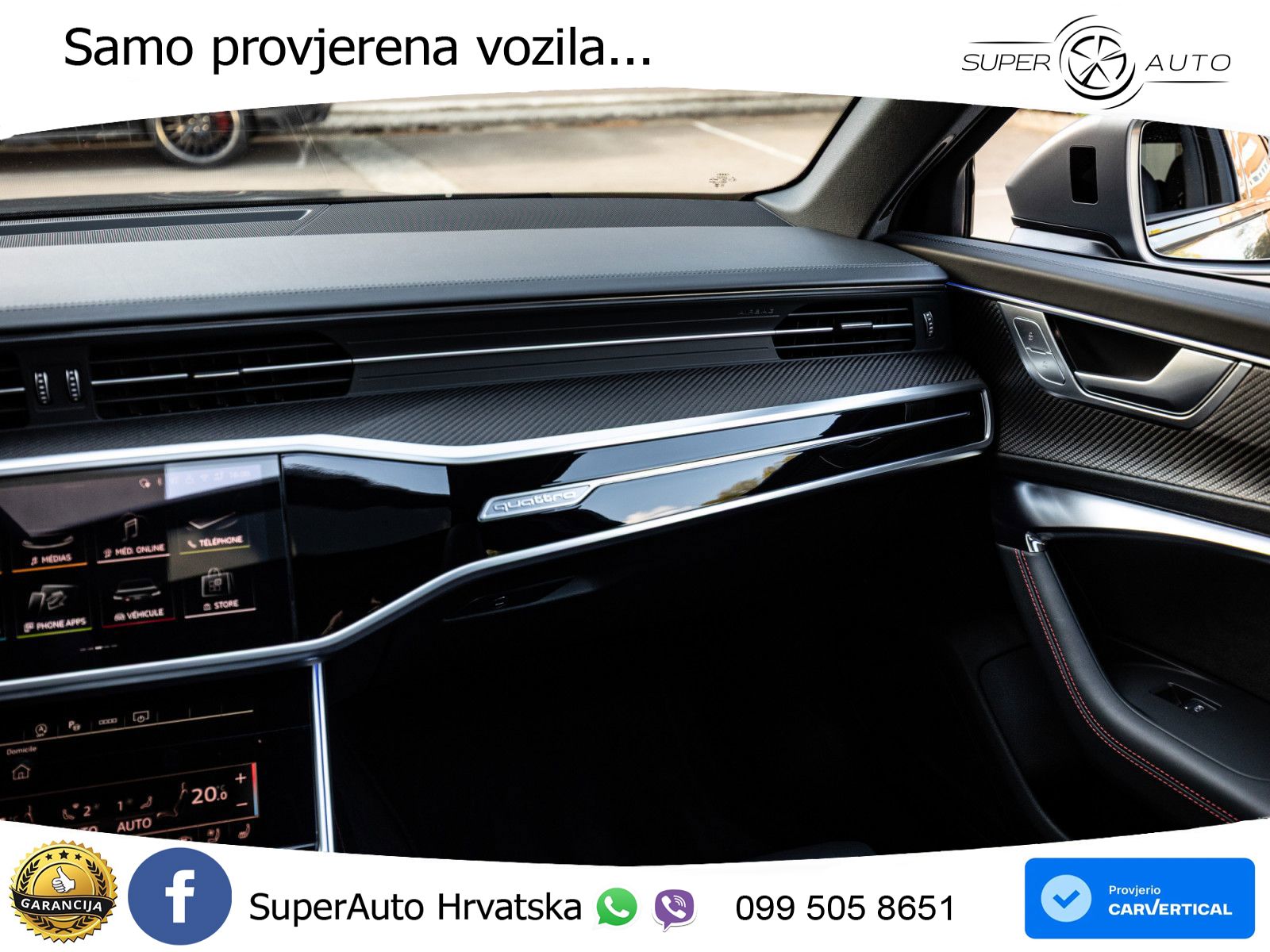 Audi RS6 Avant 4.0 TFSI V8 performance (630 KS)  quattro tiptronic LED+GR SJED+ACC