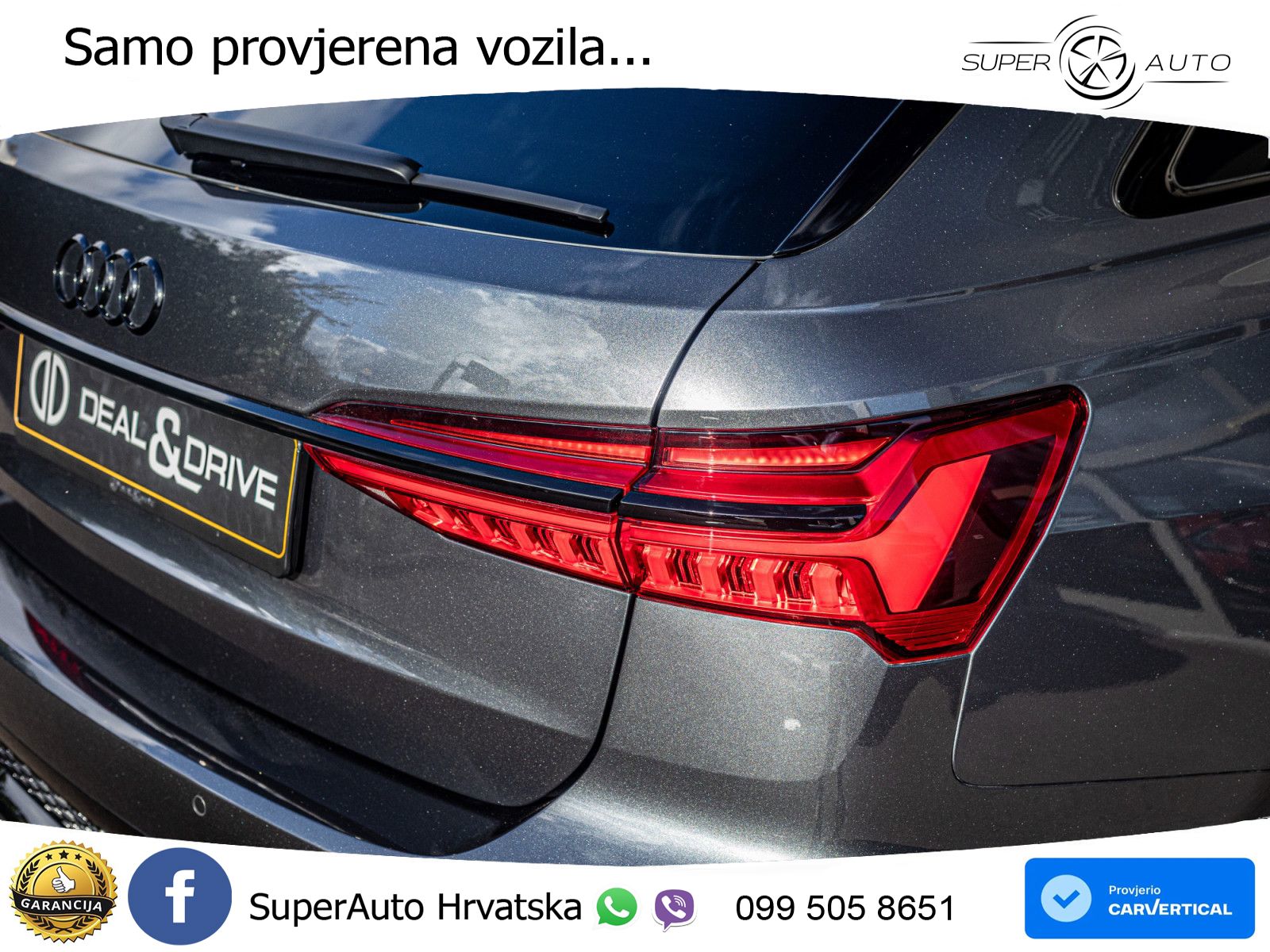 Audi RS6 Avant 4.0 TFSI V8 performance (630 KS)  quattro tiptronic LED+GR SJED+ACC