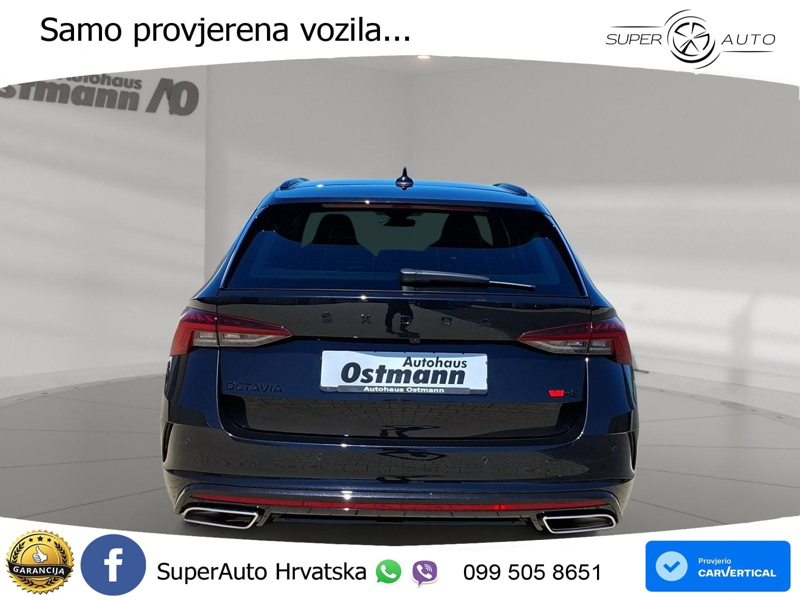Škoda Octavia Combi RS 2.0 TDI (200 KS) DSG LED+GR SJED+ACC