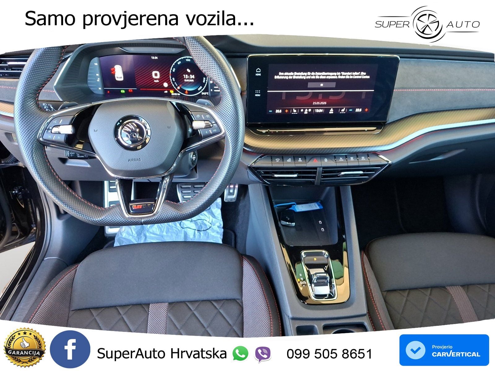 Škoda Octavia Combi RS 2.0 TDI (200 KS) DSG LED+GR SJED+ACC