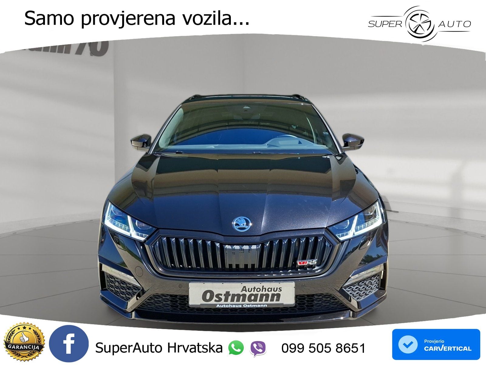 Škoda Octavia Combi RS 2.0 TDI (200 KS) DSG LED+GR SJED+ACC