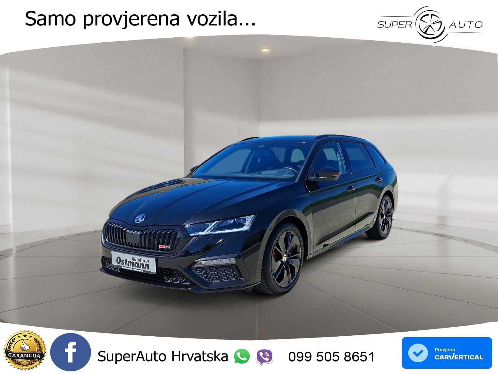 Škoda Octavia Combi RS 2.0 TDI (200 KS) DSG LED+GR SJED+ACC