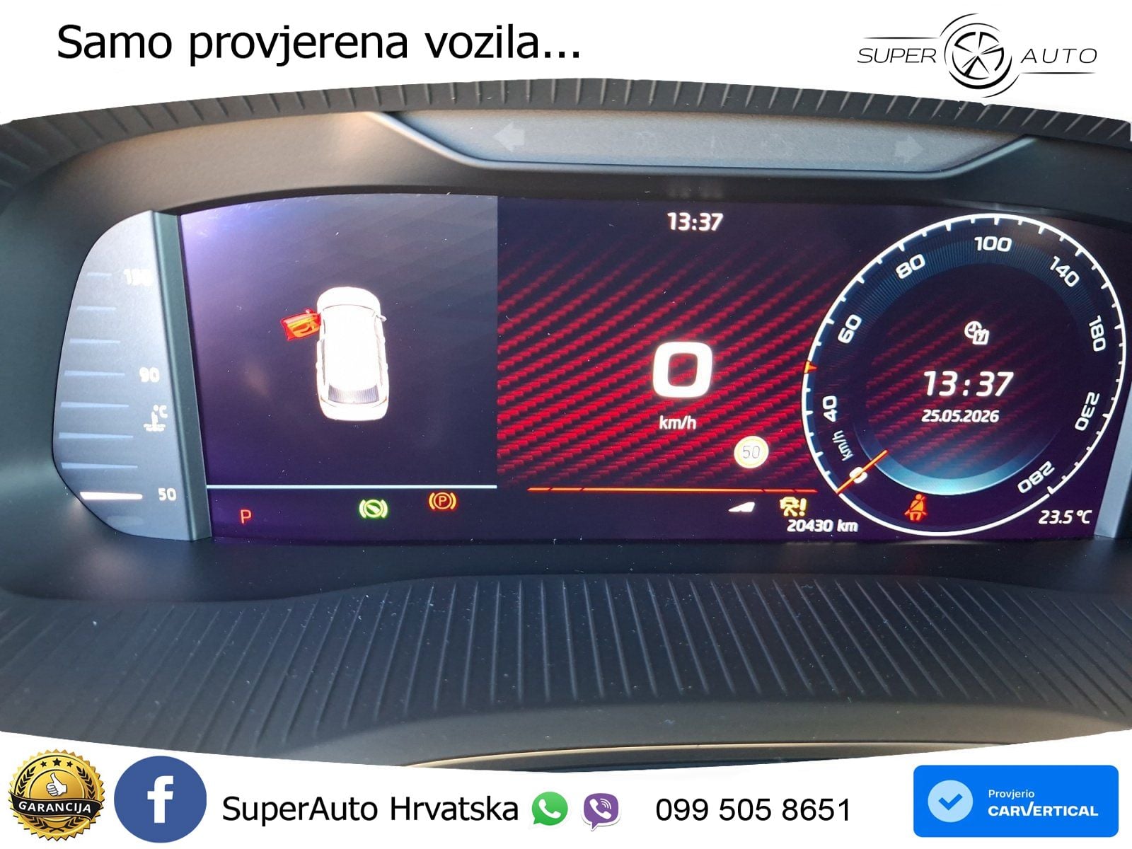 Škoda Octavia Combi RS 2.0 TDI (200 KS) DSG LED+GR SJED+ACC
