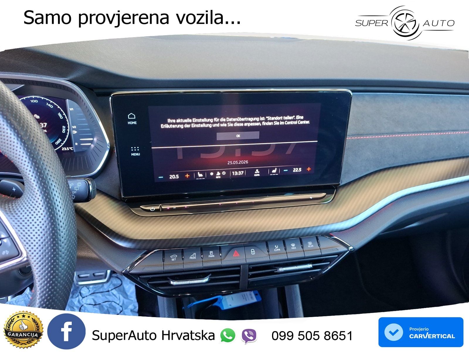 Škoda Octavia Combi RS 2.0 TDI (200 KS) DSG LED+GR SJED+ACC