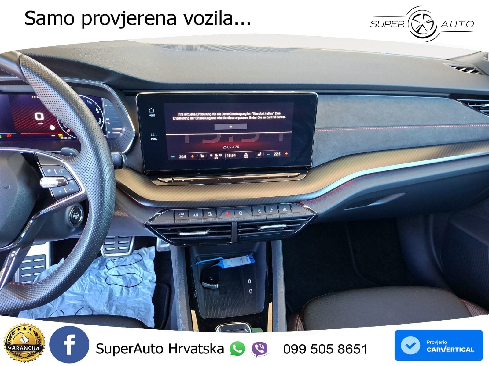 Škoda Octavia Combi RS 2.0 TDI (200 KS) DSG LED+GR SJED+ACC