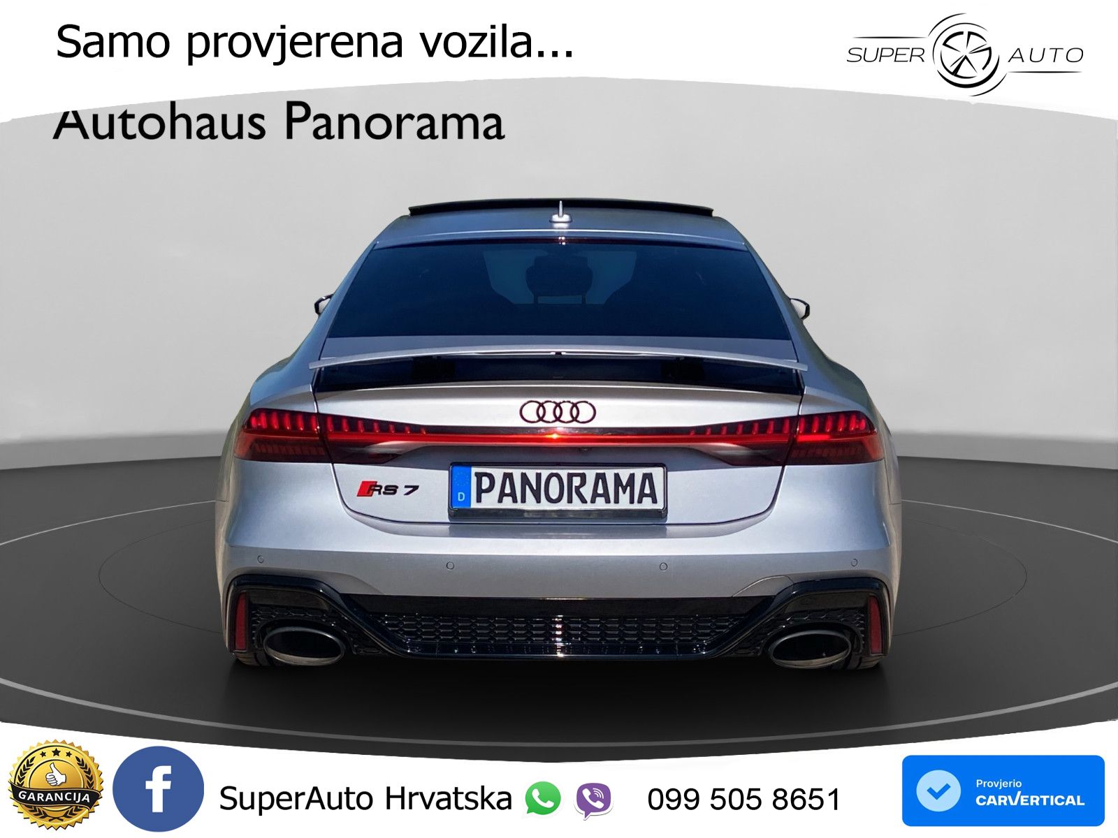 Audi RS7 4.0 TFSI V8 (600 KS) quattro tiptronic LED+GR SJED+ACC