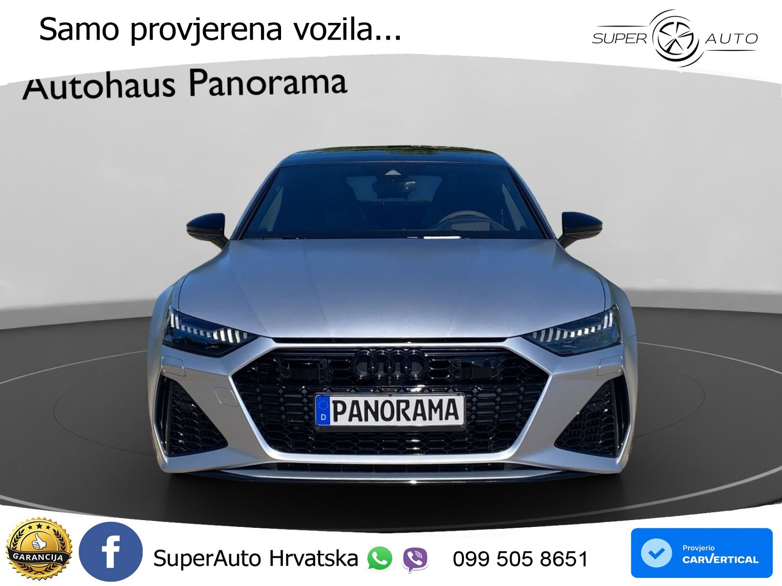 Audi RS7 4.0 TFSI V8 (600 KS) quattro tiptronic LED+GR SJED+ACC