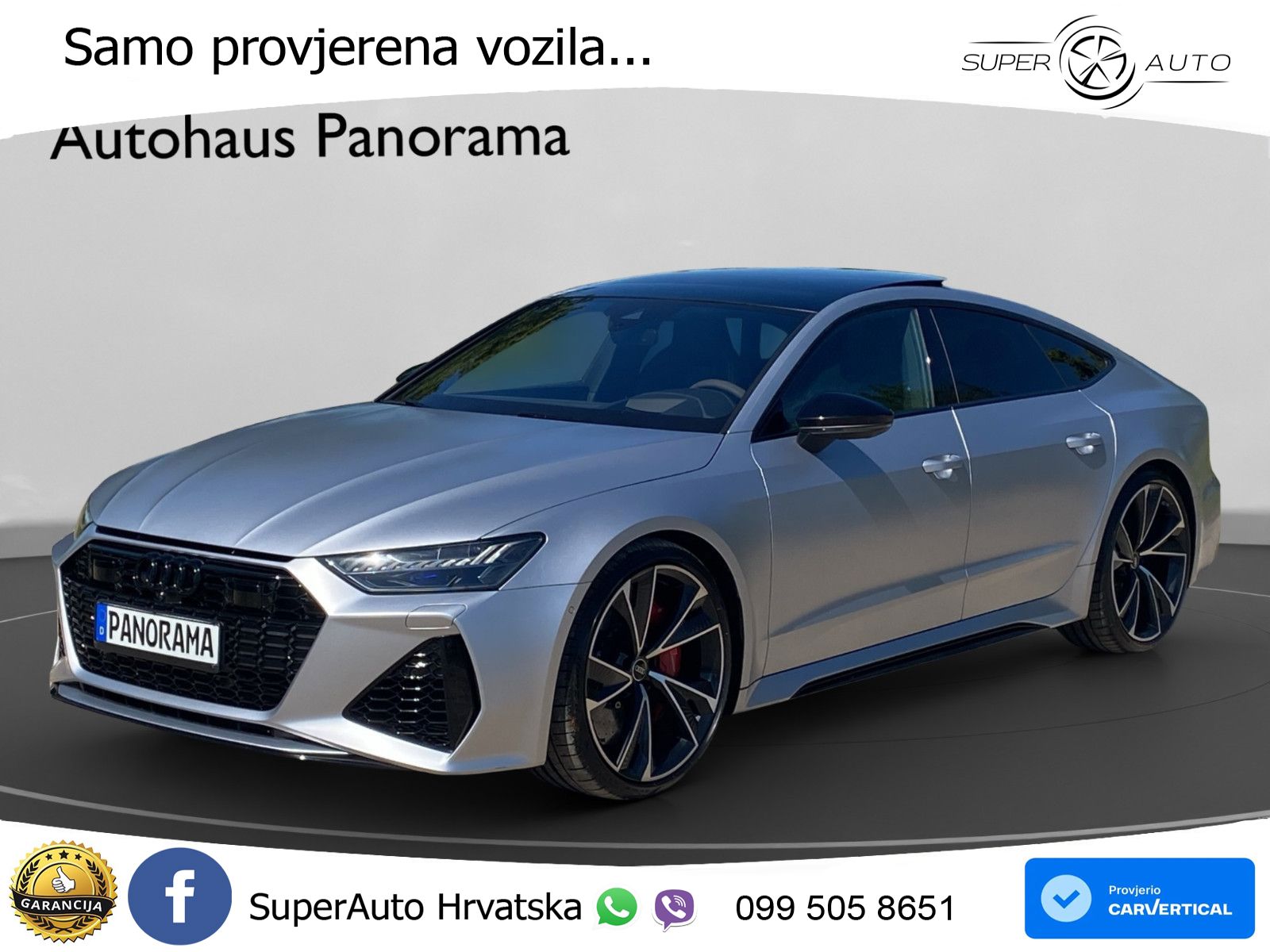 Audi RS7 4.0 TFSI V8 (600 KS) quattro tiptronic LED+GR SJED+ACC