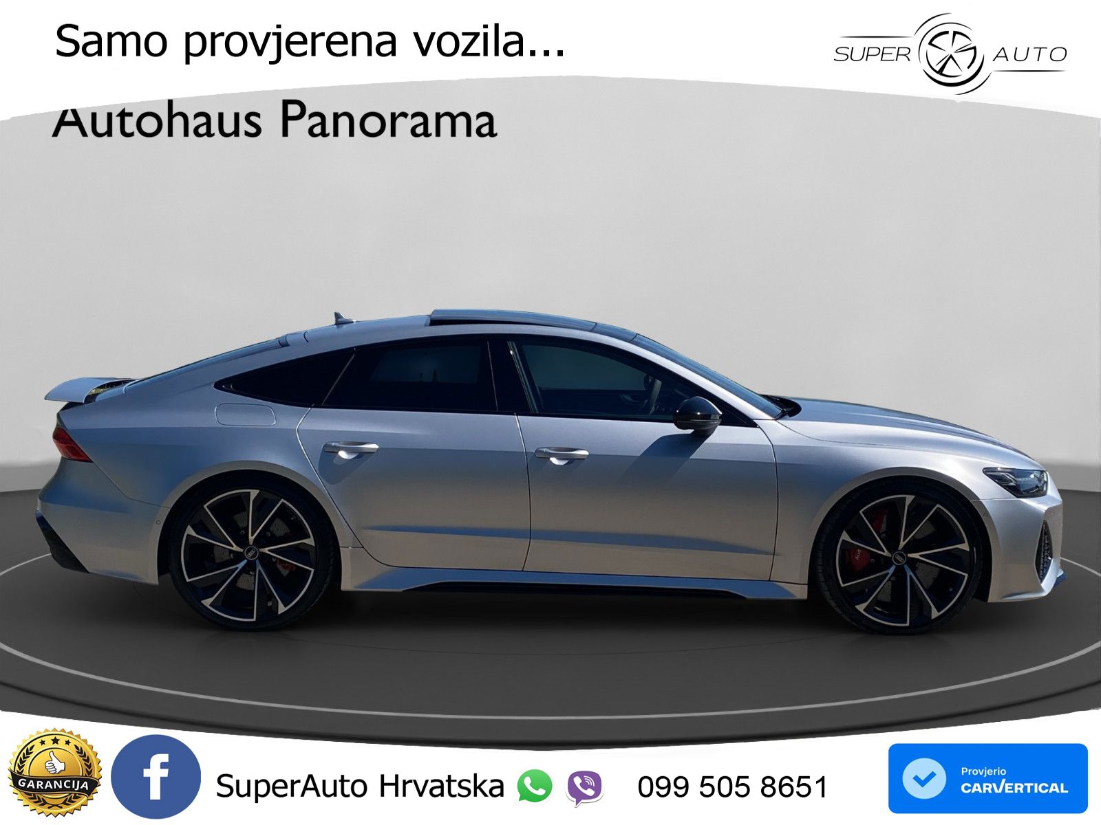 Audi RS7 4.0 TFSI V8 (600 KS) quattro tiptronic LED+GR SJED+ACC