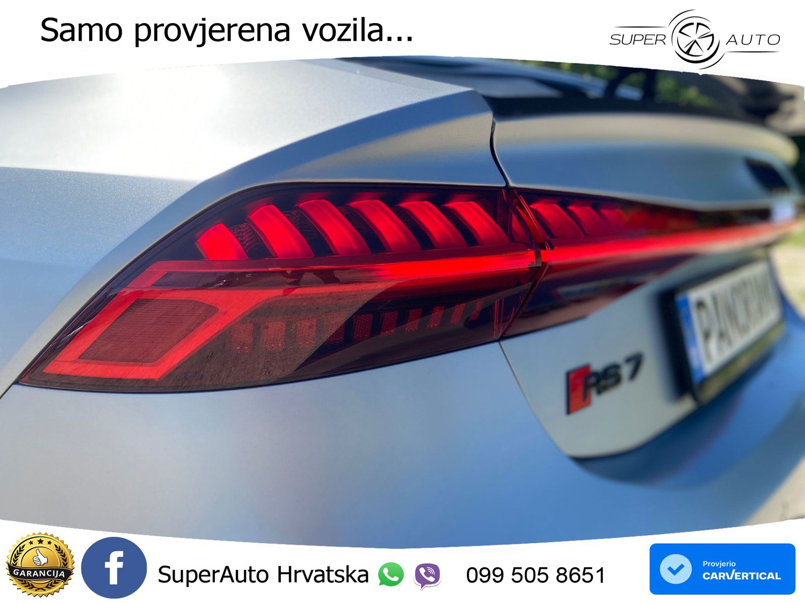 Audi RS7 4.0 TFSI V8 (600 KS) quattro tiptronic LED+GR SJED+ACC