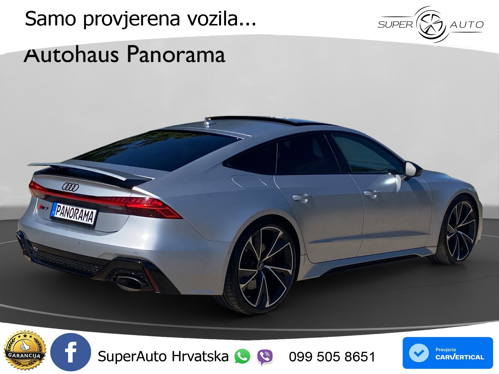 Audi RS7 4.0 TFSI V8 (600 KS) quattro tiptronic LED+GR SJED+ACC