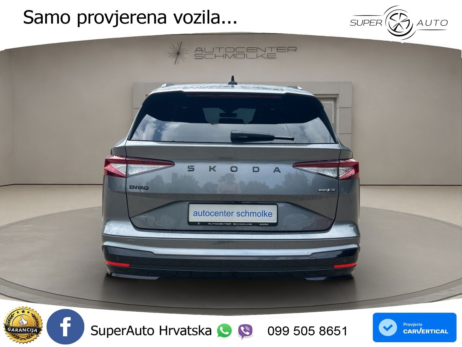 Škoda Enyaq 85 82 kWh (286 KS) SportLine LED+GR SJED+ACC