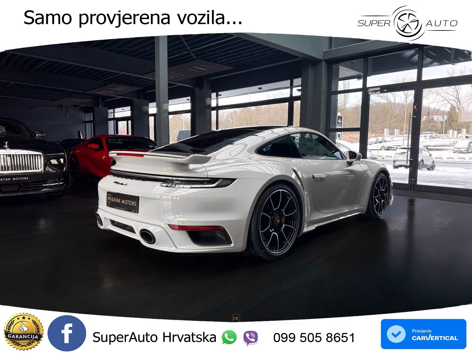 Porsche 911 Turbo S 3.8 (650 KS) PDK MATRIX+GR SJED+KAM