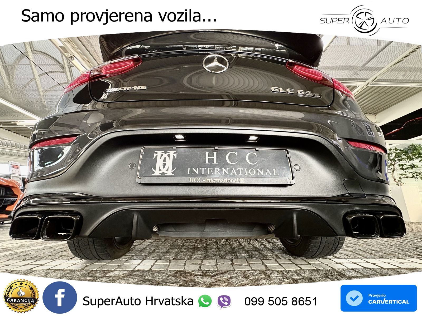 Mercedes GLC Coupe AMG 63 S V8 (510 KS) 4MATIC+ MCT ACC+HEAD+4xGR SJED+360+PANO
