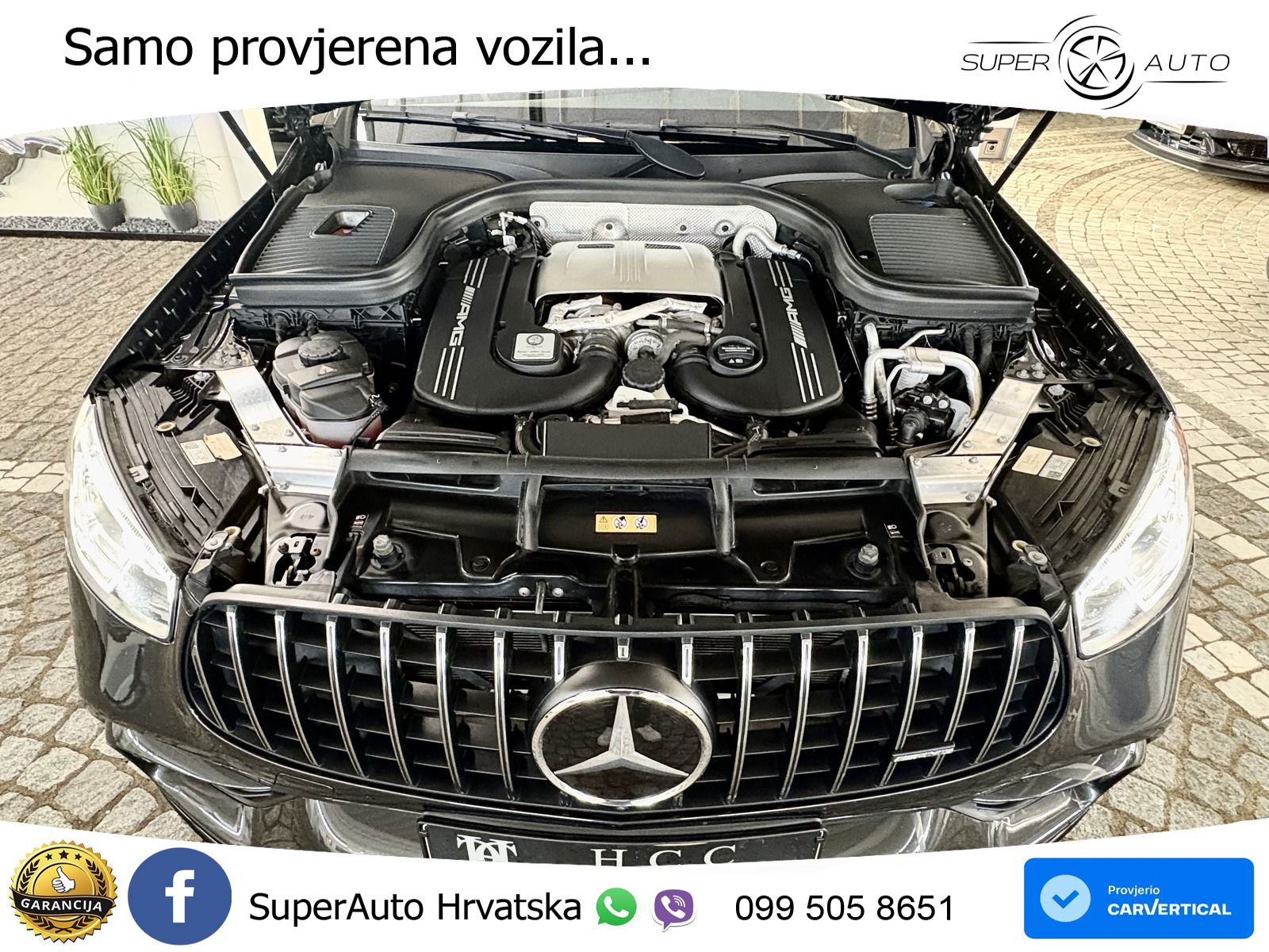Mercedes GLC Coupe AMG 63 S V8 (510 KS) 4MATIC+ MCT ACC+HEAD+4xGR SJED+360+PANO